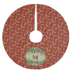 Custom Tree Skirt, Brushed Polyester Polyester Weihnachtsbaumdecke