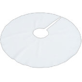 Custom Tree Skirt, Brushed Polyester Weihnachtsbaumdecke (Schrägansicht)