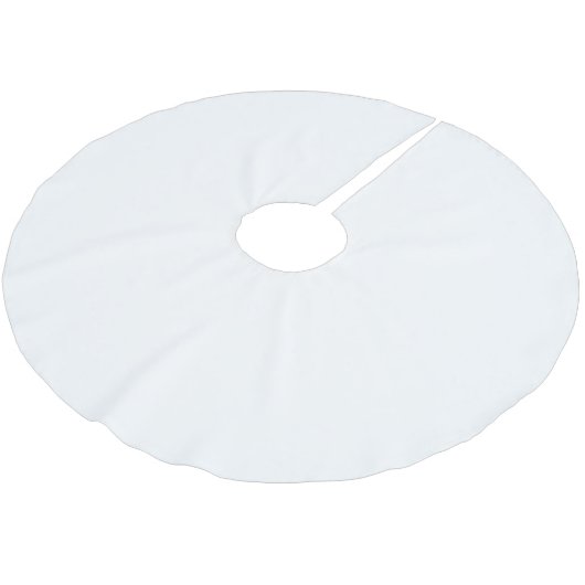 Custom Tree Skirt, Brushed Polyester Weihnachtsbaumdecke (Schrägansicht)