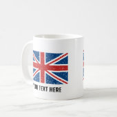 Custom Trendy Britische Flagge Kaffeetasse (Vorderseite Links)