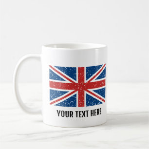Custom Trendy Britische Flagge Kaffeetasse