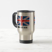 Custom Trendy Britische Flagge Reisebecher (Vorderseite Links)