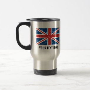 Custom Trendy Britische Flagge Reisebecher