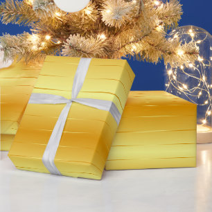 Custom Trendy Gold Look Glossy Elegante Moderne Geschenkpapier