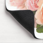 Custom Trendy Modern Template Elegant Roses Mousepad (Ecke)
