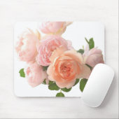 Custom Trendy Modern Template Elegant Roses Mousepad (Mit Mouse)