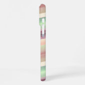 Custom Trendy Spring Colors Watercolor Art Strip iPhone Hülle (Linke Seite)