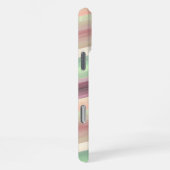 Custom Trendy Spring Colors Watercolor Art Strip iPhone Hülle (Rechte Seite)