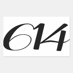 Custom Trendy Wedding Date Candle for Wedding Part Rechteckiger Aufkleber