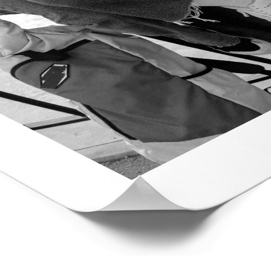 Custom Trendy Zeitung Print Girls haben Spaß Poster (Ecke)