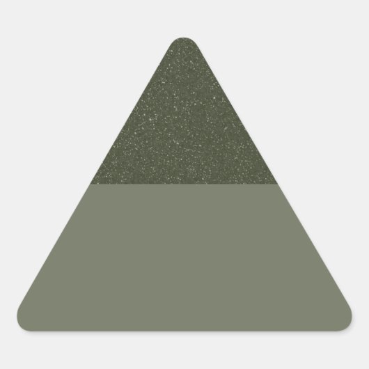 Custom Triangle Sticker - Textil Top Green (Vorderseite)