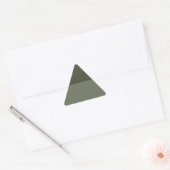 Custom Triangle Sticker - Textil Top Green (Umschlag)