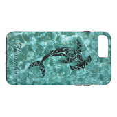 Custom Tribal Hammerhead Shark Illustration Case-Mate iPhone Hülle (Rückseite (Horizontal))