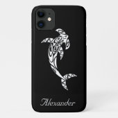 Custom Tribal Hammerhead Shark Illustration Case-Mate iPhone Hülle (Rückseite)