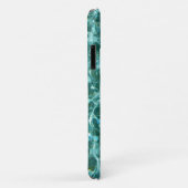 Custom Tribal Sea Turtle Aqua Blue Case-Mate iPhone Hülle (Hinten/Rechts)