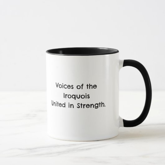 Custom Tribal Typografy Coffee Cup Tasse (Rechts)