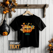 Custom Trick oder Treat Orange Pumpkin Fun Hallowe Kleinkind T-shirt