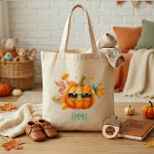 Custom Trick oder Treat Orange Pumpkin Fun Hallowe Tragetasche