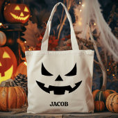 Custom Trick oder Treff Halloween Tote Bag für Kin Tragetasche
