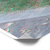 Custom Trike 3D Anaglyph Foto Poster (Ecke)