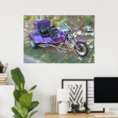 Custom Trike 3D Anaglyph Foto Poster (Heimbüro)
