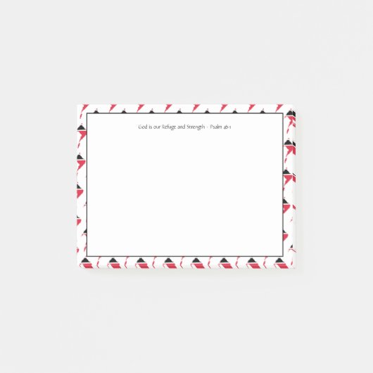 Custom TRINIDAD TOBAGO Post-it Klebezettel (Vorderseite)