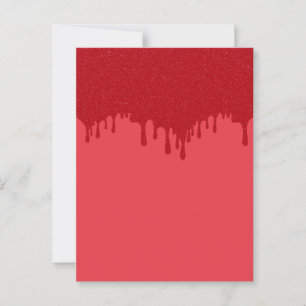 Custom Tropfen Tomato Red Postcard Postkarte