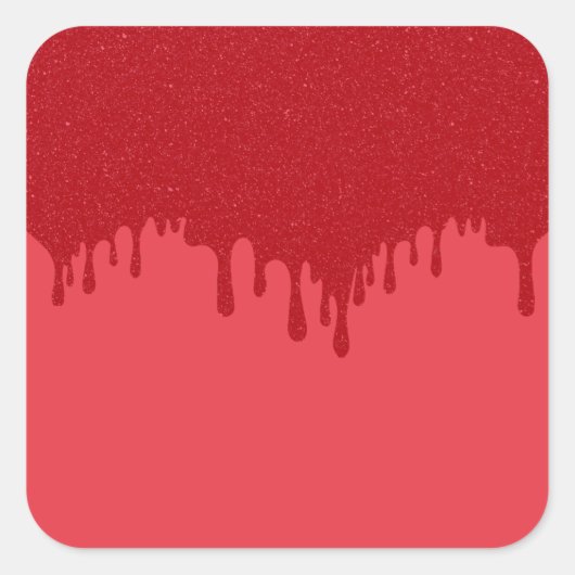 Custom Tropfen Tomato Red Stickers - Bearbeitbar (Vorderseite)