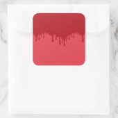 Custom Tropfen Tomato Red Stickers - Bearbeitbar (Tasche)