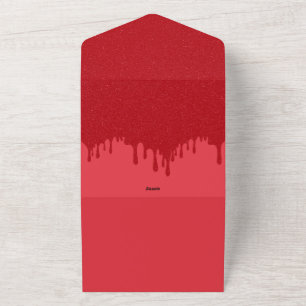 Custom Tropfen Tomato Red UAWG Einladung