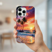Custom Tropical Beach Sunset | Küstenkunst Case-Mate iPhone Hülle