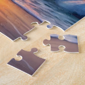 Custom Tropical Beach Sunset | Küstenkunst Puzzle (Seite)