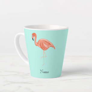 Custom Tropical Flamingo Milchtasse