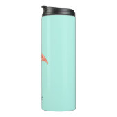 Custom Tropical Flamingo Thermosbecher (Nach rechts gedreht)