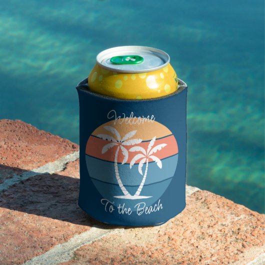 Custom Tropical Island Beach Ocean Sunset Dosenkühler (In Situ Pool)