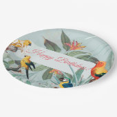 Custom Tropical Pappteller (Schrägansicht)