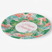 Custom Tropical Pappteller (Schrägansicht)