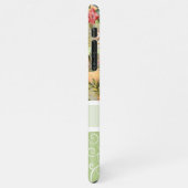 Custom Tropical Pineapses farbenfrohe Blumenmuster iPhone Hülle (Linke Seite)