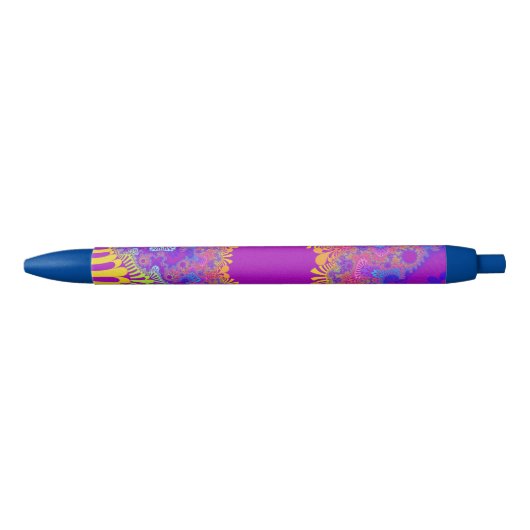 Custom Tropical Rainbow Sunburge Ink Pen Kugelschreiber (Vorderseite)