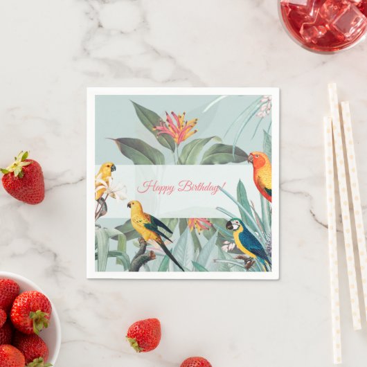 Custom Tropical Serviette (Beispiel)