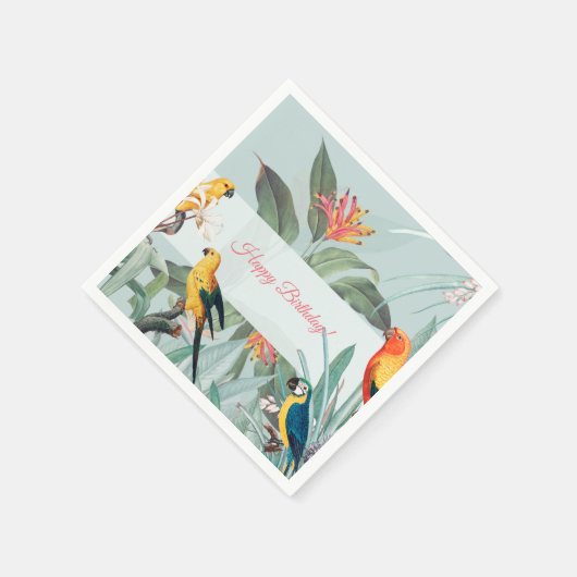 Custom Tropical Serviette (Ecke)