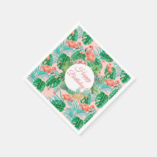 Custom Tropical Serviette (Ecke)