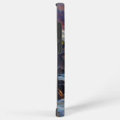 Custom Tropical Sunset Cliffs - Lebhafte Küste Samsung Galaxy Hülle (Rechte Seite)