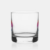 Custom Tropical Sunset Palm Tree Beach House Whiskyglas (Links)