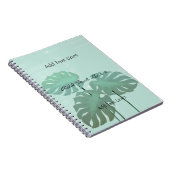 Custom Tropical Watercolor Blätter Mini-Notebook Notizblock (Rechte Seite)