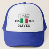 Custom Trucker Cap for Italy Fans, Personalized Truckerkappe (Vorderseite)