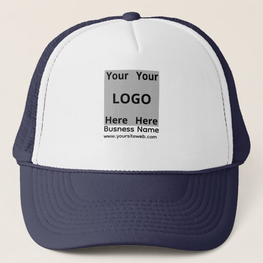 Custom Trucker Hat mit Firmenlogo, Name & Webs Truckerkappe (Vorderseite)