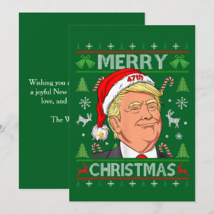 Custom Trump Christmas Card Feiertagskarte