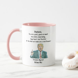 Custom Trump Coffee Tasse Cat Mama Fügen Sie Ihren