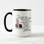 Custom Trump Tasse Geschenk für Son Funny Son Gesc (Links)